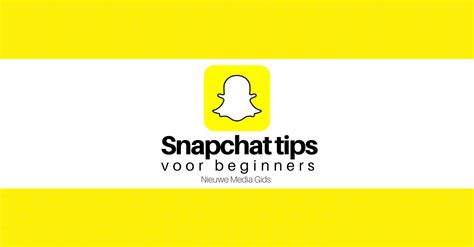 Snapchat voor beginners